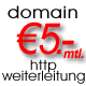 Easy Web: Domainregistrierung inkl. aller Domaingeb�hren, HTTP Verkn�pfung zu beliebiger bestehender Homepage, E-Mail Adresse Webmail